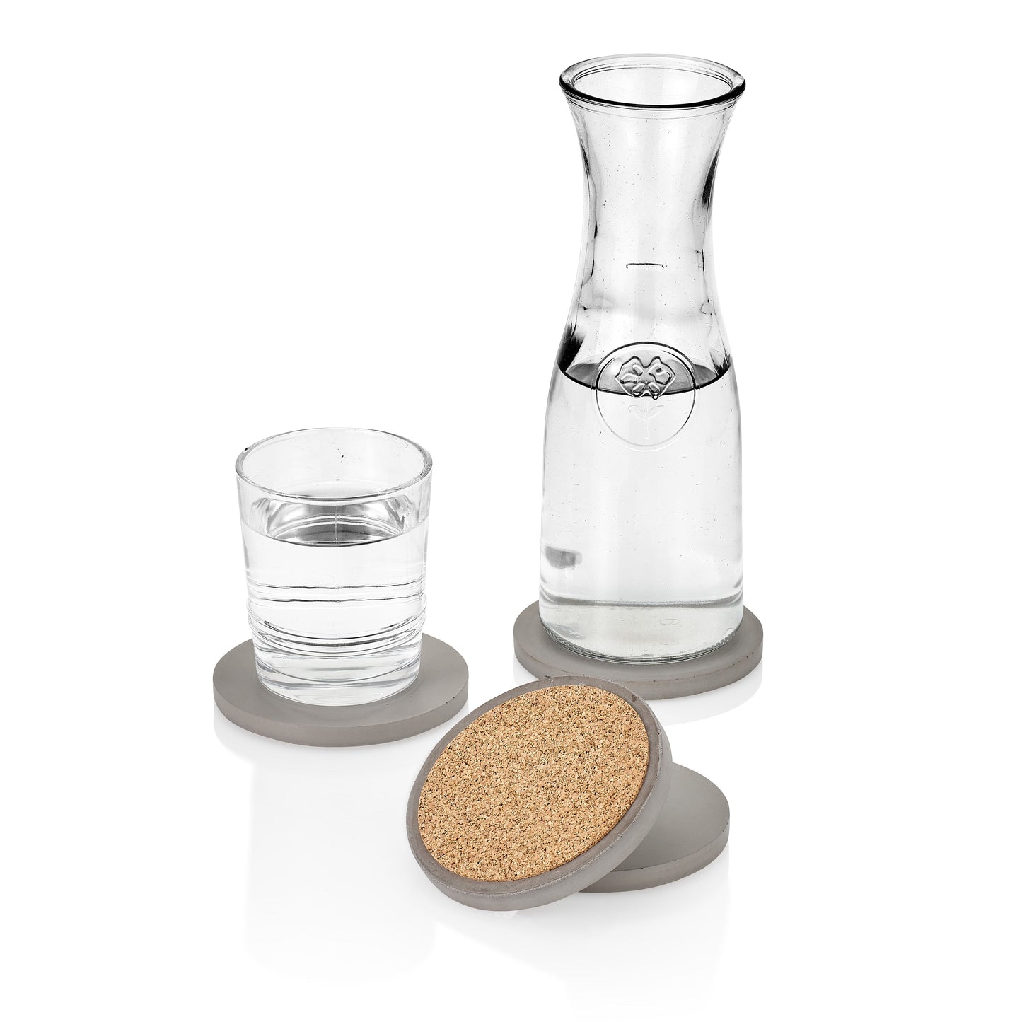 Concrete Coasters: Gray